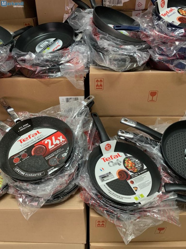 Vente en gros d'ustensiles de cuisine Tefal fabriqués en France Destockage