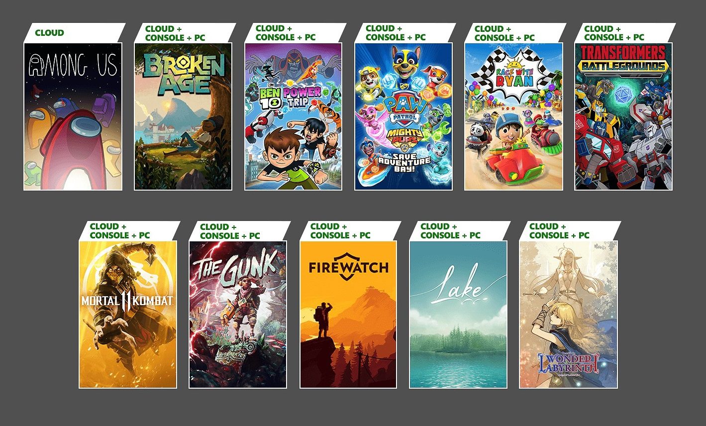 Xbox Game Pass December