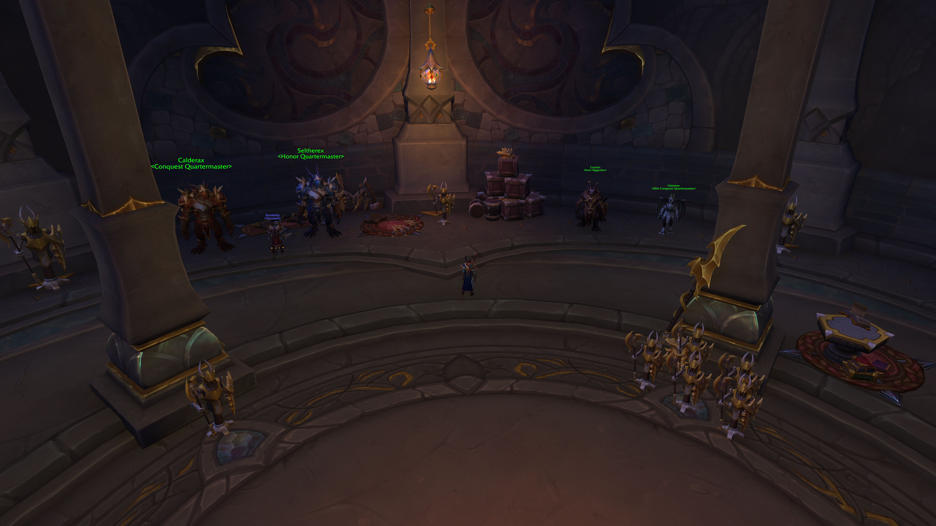 PvP vendor locations for the Dragon Isles in WoW Dragonflight