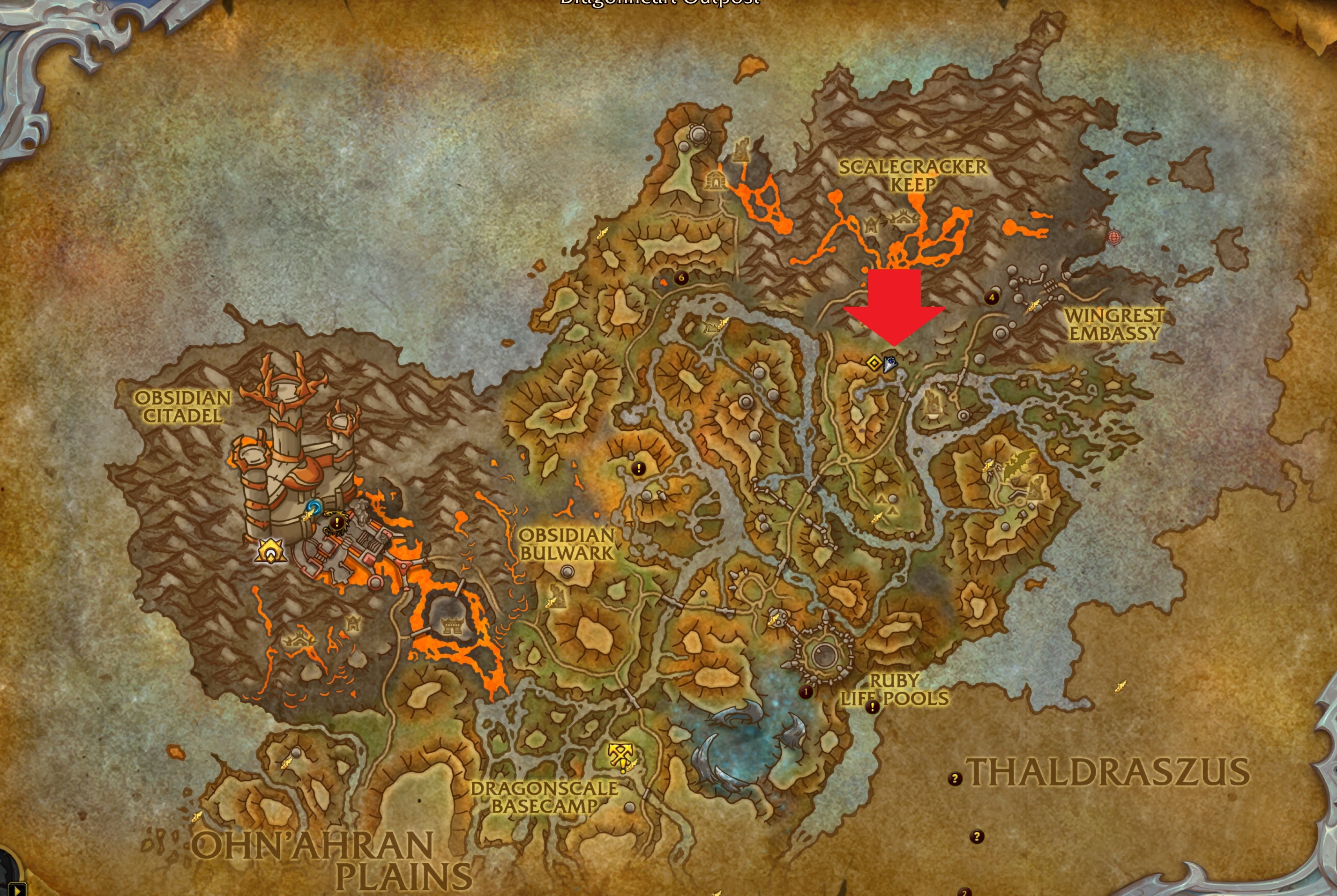 How to find the Golden Dragon goblet in WoW Dragonflight