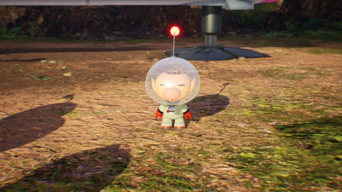 Captain Olimar in Pikmin 4.