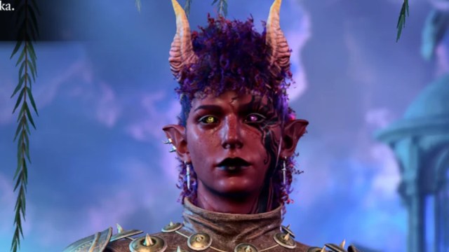 Attractive guardian in Baldur&rsquo;s Gate 3.