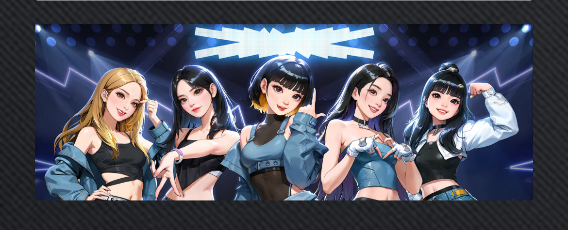 Image of Le Sserafim’s in-game models via Overwatch 2Blizzard Entertainment