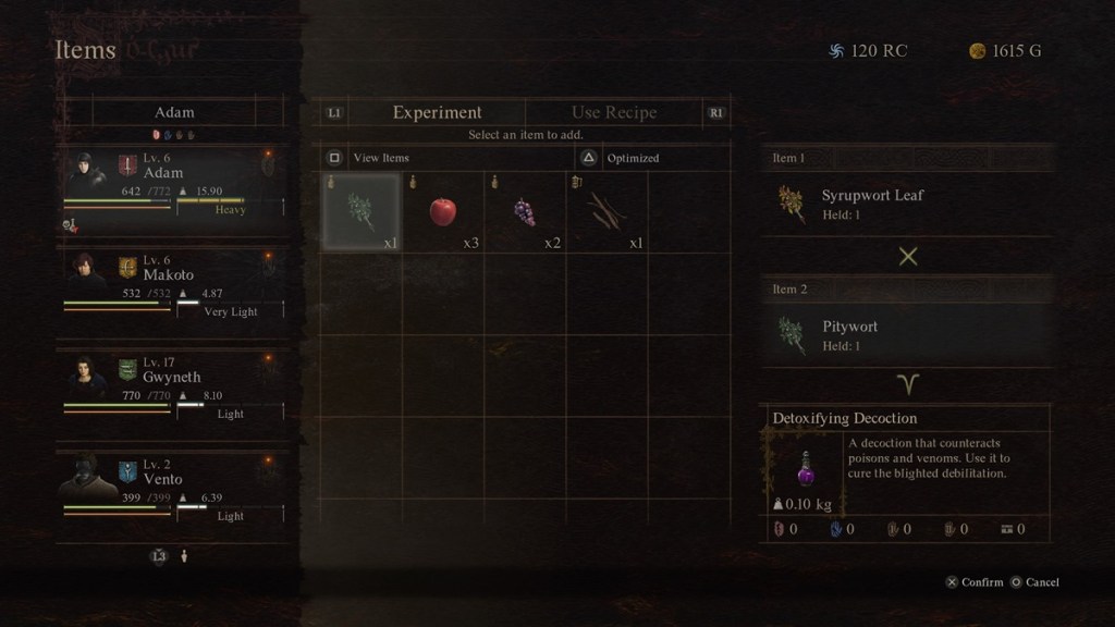 How to make a Detoxifying Dedoction in Dragon’s Dogma 2