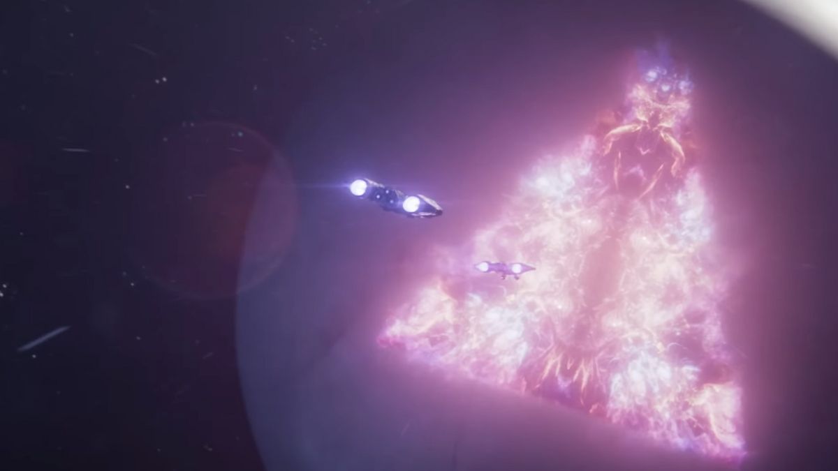 ships flying into the traveler in destiny 2 the final shape