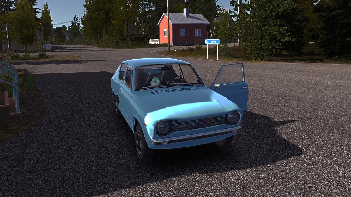 My Summer Car parked in front of Teimo&rsquo;s
