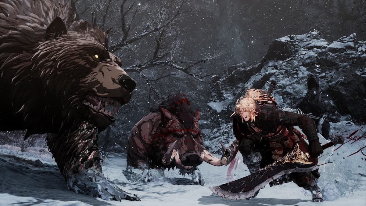 Combat scene in The First Berserker: Khazan