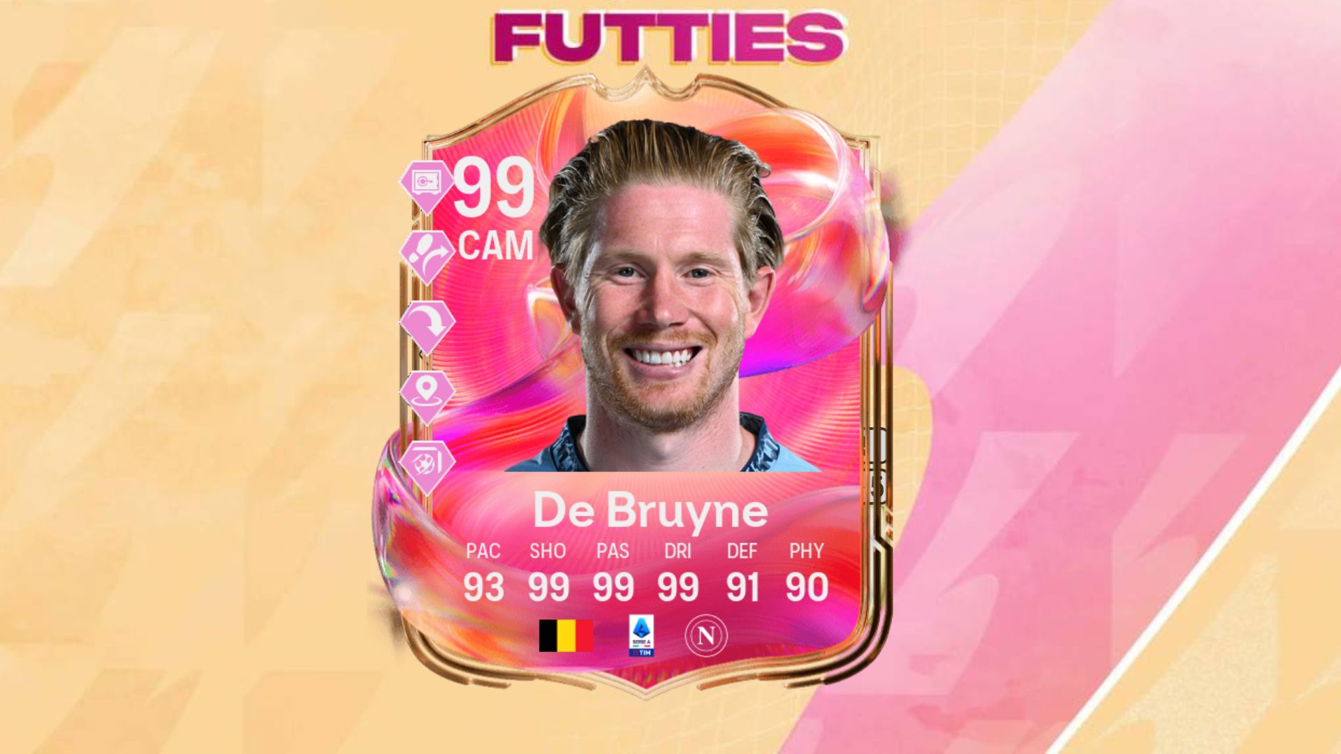 Kevin De Bruyne FUTTIIES card in EA FC 25