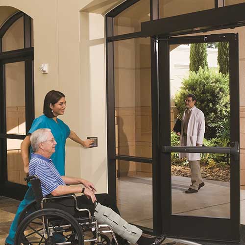 Entry/ADA Swing Door Detex Corporation