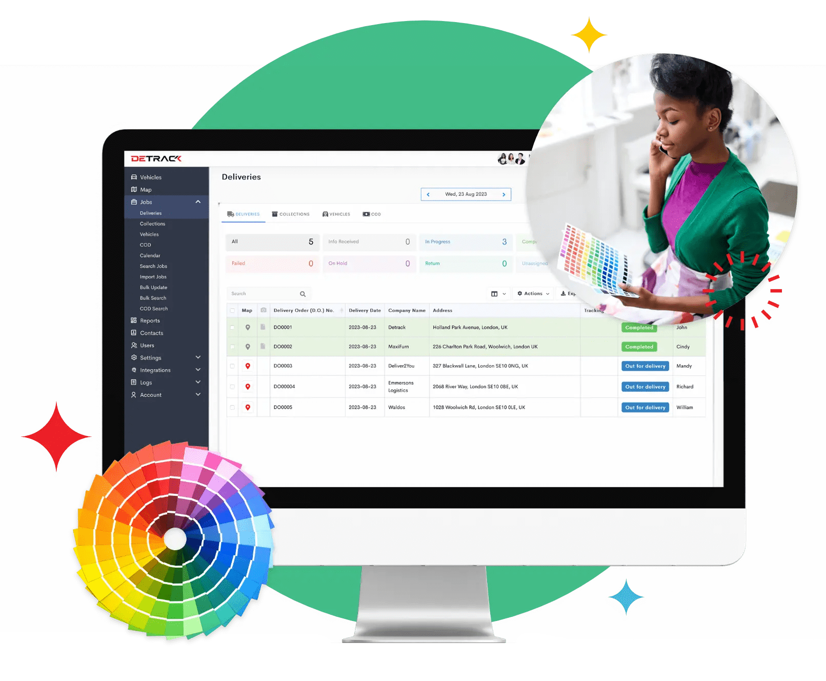 Detrack Makes Print Delivery Easy Build Customer Trust