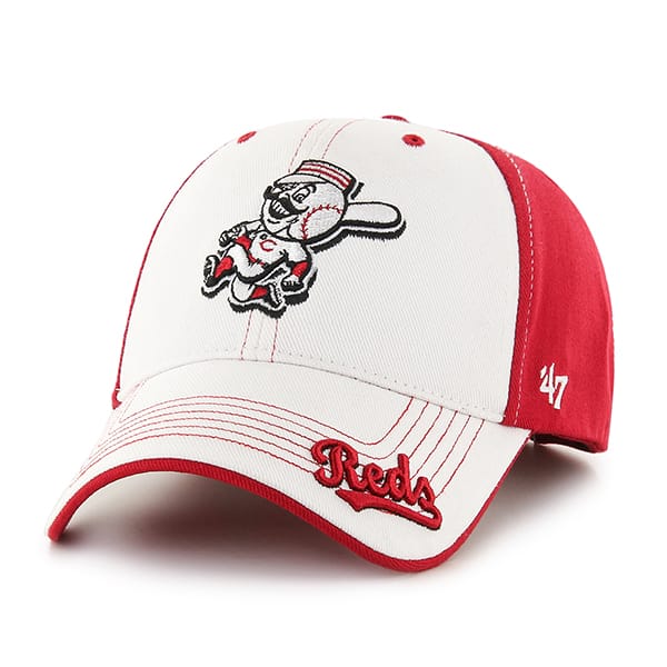 Cincinnati Reds Revolution Red 47 Brand KID Hat Detroit Game Gear