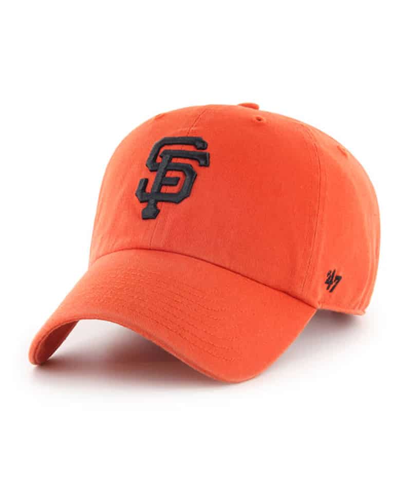 San Francisco Giants 47 Brand Orange Clean Up Adjustable Hat Detroit