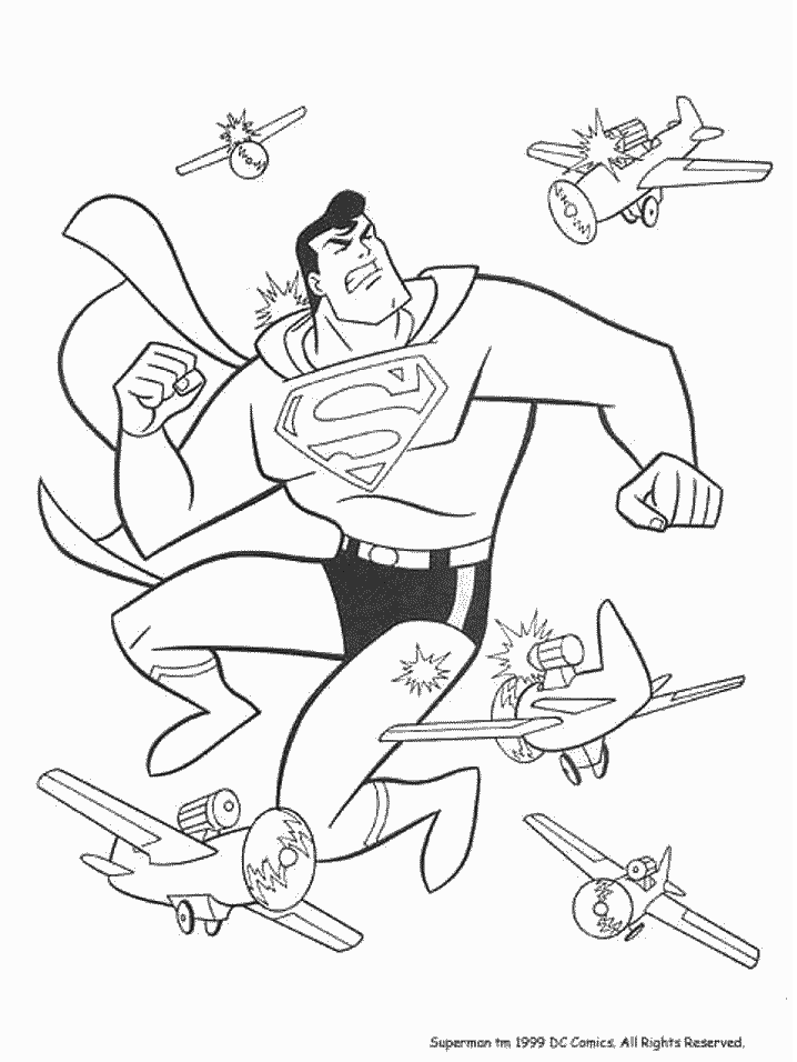 Superman Omalovanky K Vytisknuti