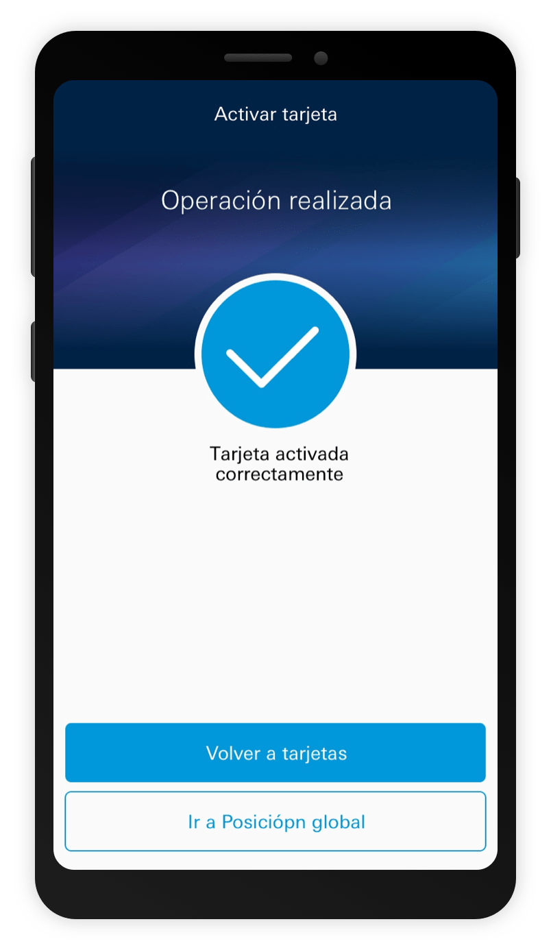 Activa tu tarjeta