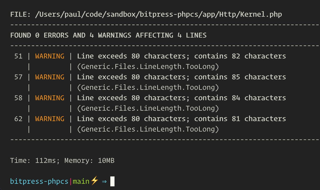Совместное использование правил PHPCS между проектами и командами