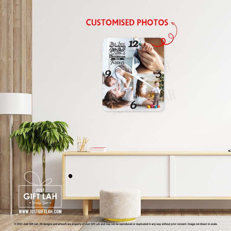 Customised Photo Collage Wall Clock Customised wall clocks.
