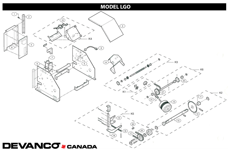 Liftmaster Garage Door Opener Parts Diagram | Reviewmotors.co