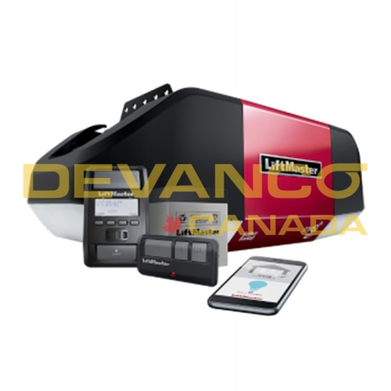 WLED LiftMaster Belt Drive DC Battery Backup Operator WiFi