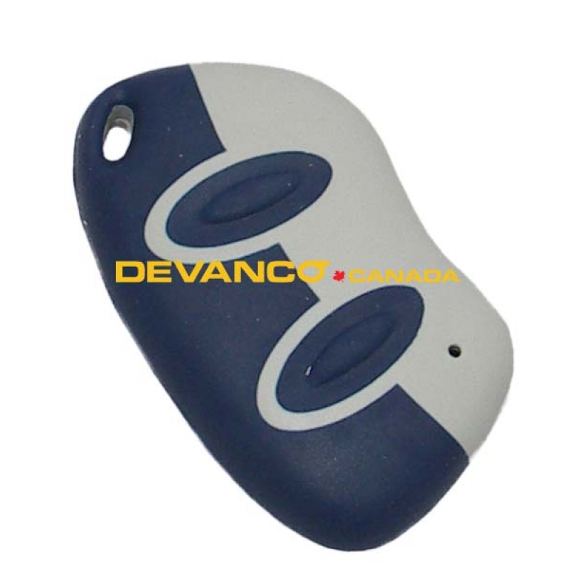 Erone 2-Channel Mini Transmitter Blue 433Mhz Plastic - ShellieBrennan