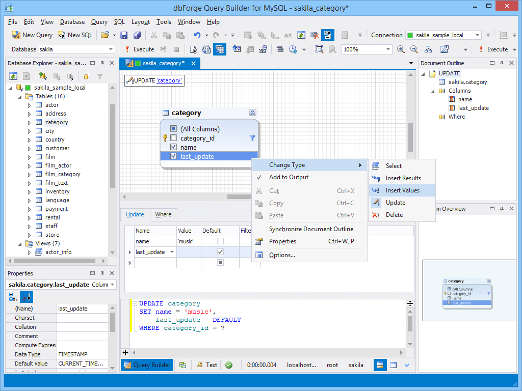 MySQL Query Builder Tool to Build and Execute Queries Visually