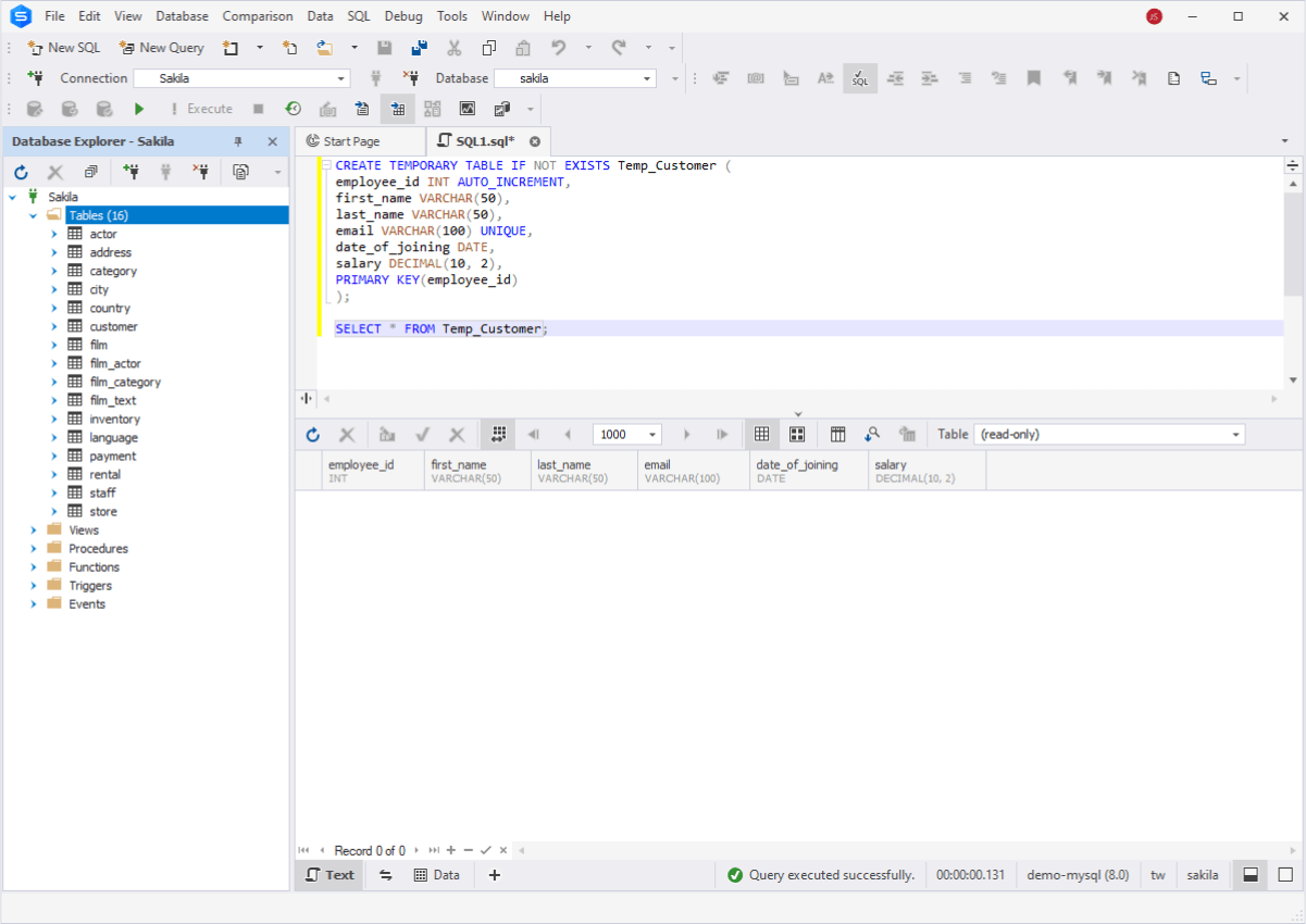 Sql Temp Table With Join Matttroy