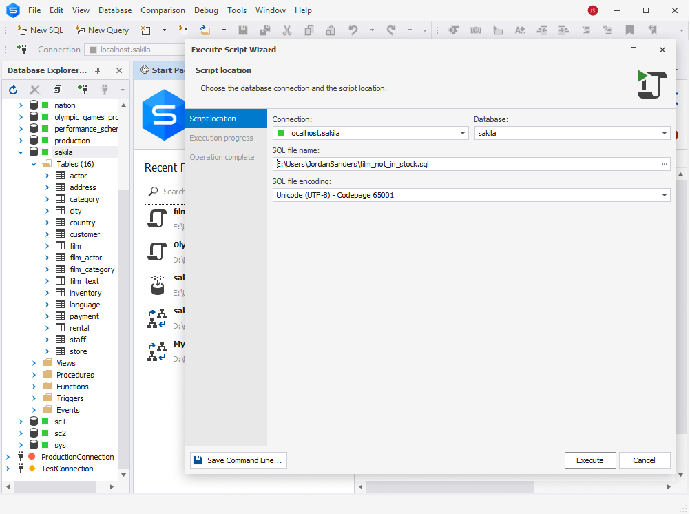 MySQL/MariaDB Import or Export Database from/to SQL file, Excel, CSV