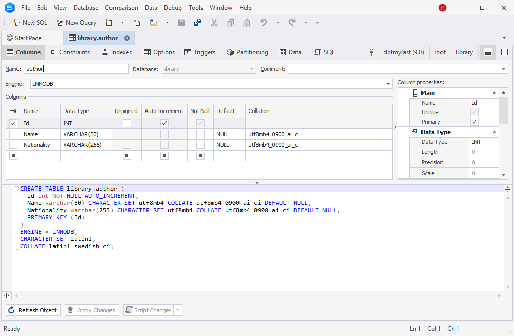 MySQL Sample Database Studio Tutorial