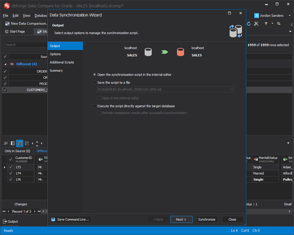 How To Compare 2 Tables In Oracle Sql