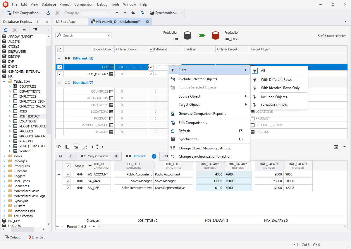 Oracle Management GUI Tools & Oracle IDE for Developers