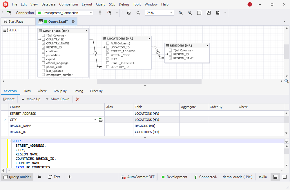 How To Inner Join 3 Tables In Oracle Sql Using Query Builder Aem