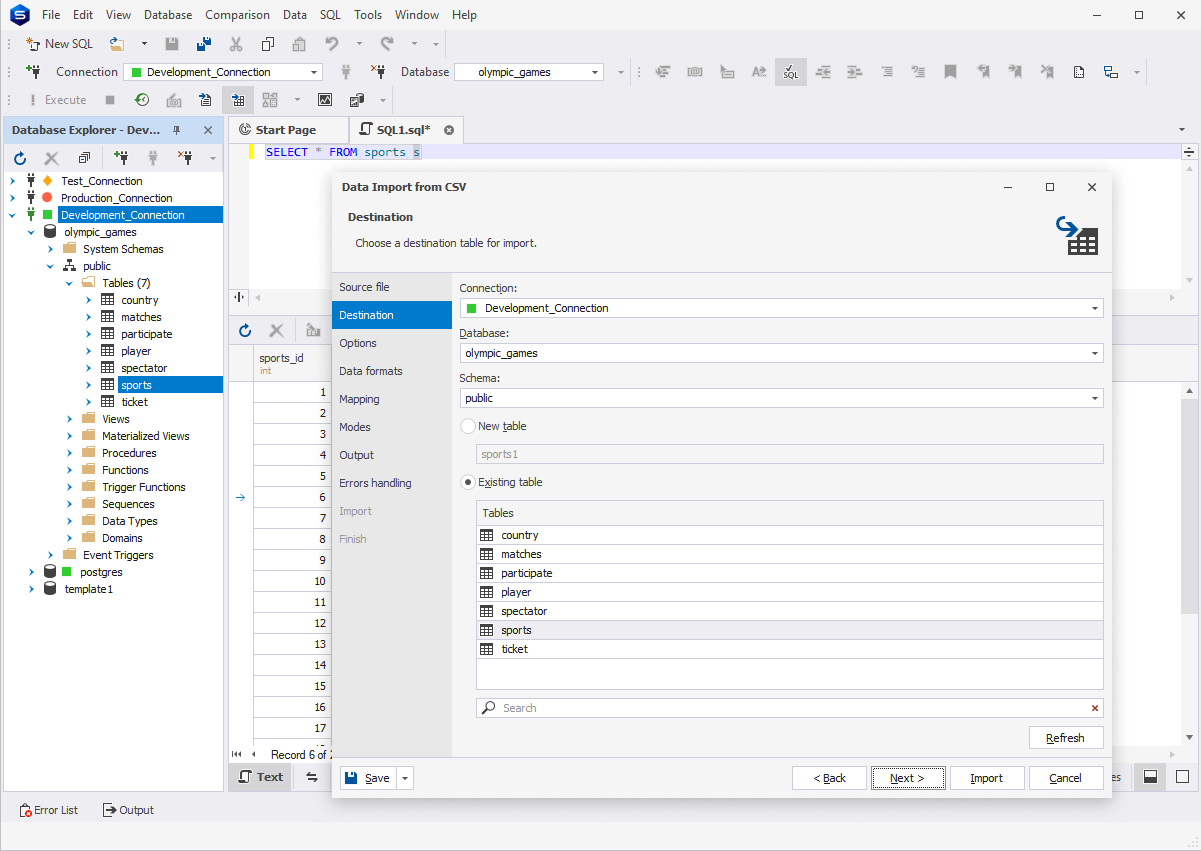 Import and Export Data in PostgreSQL Database
