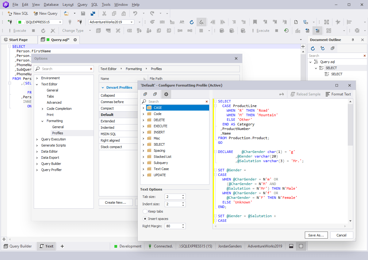 SQL Query Builder Tool to Design and Edit Queries Visually