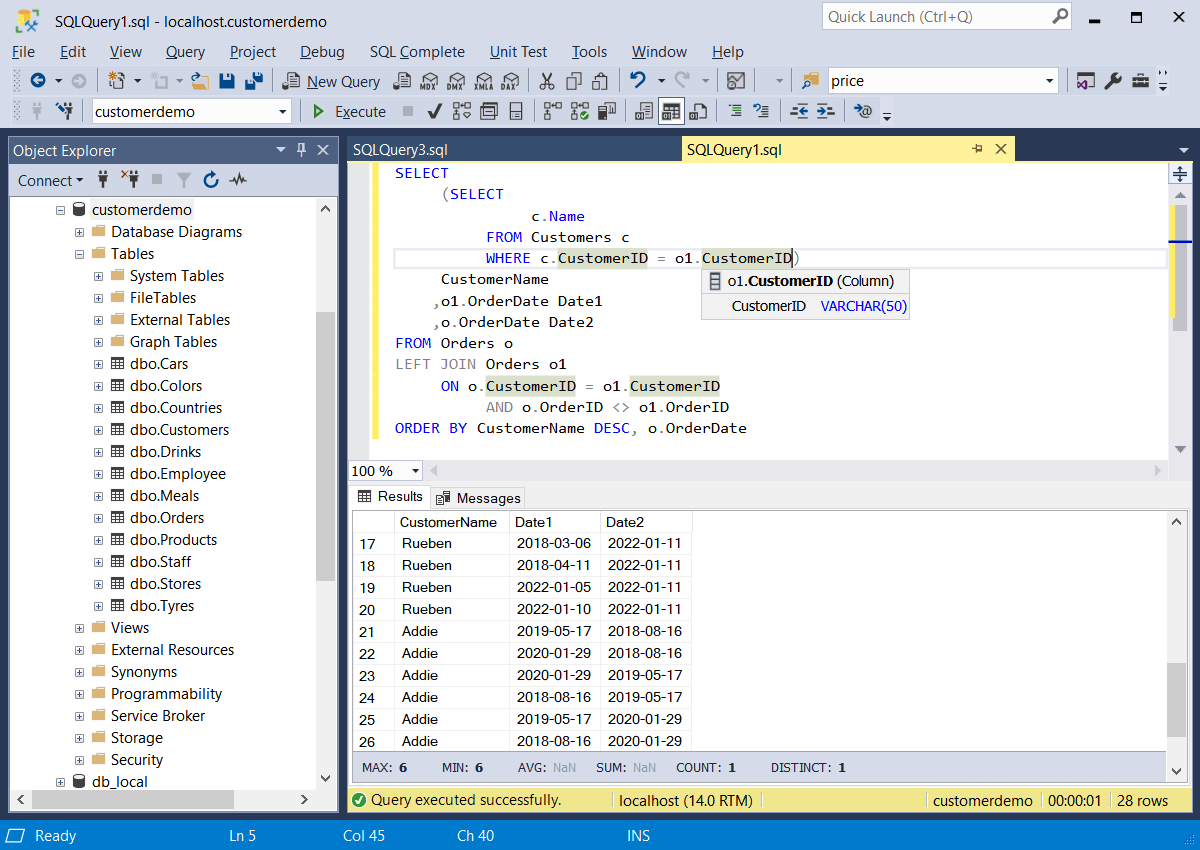 SQL Server Self Join (Explained by Examples)