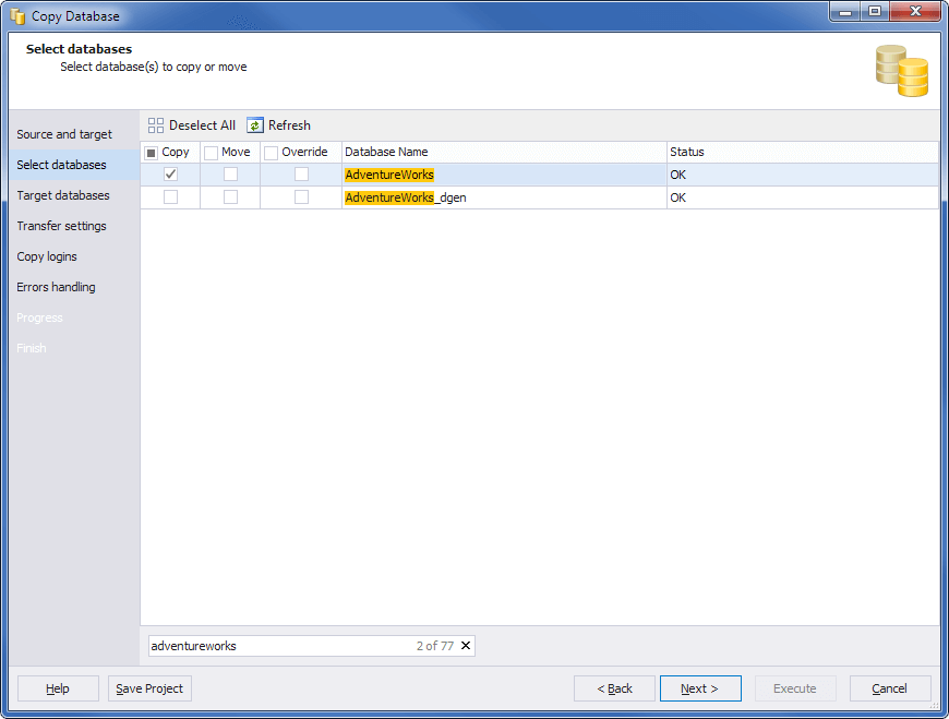 How to Copy an SQL Server Database with Copy Database Wizard