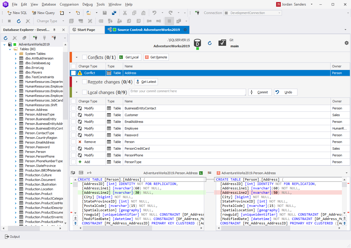 SQL Source Control in Studio for SQl Server