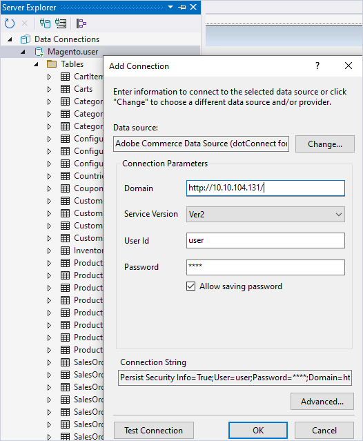 Provider for Magento with Entity Framework Support