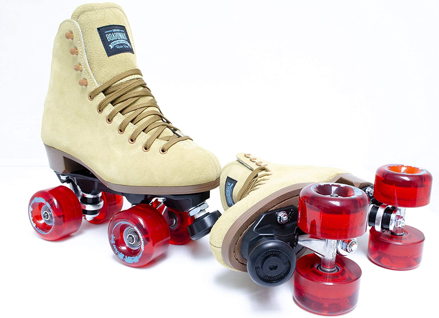 SureGrip Tan Boardwalk Quad Skates