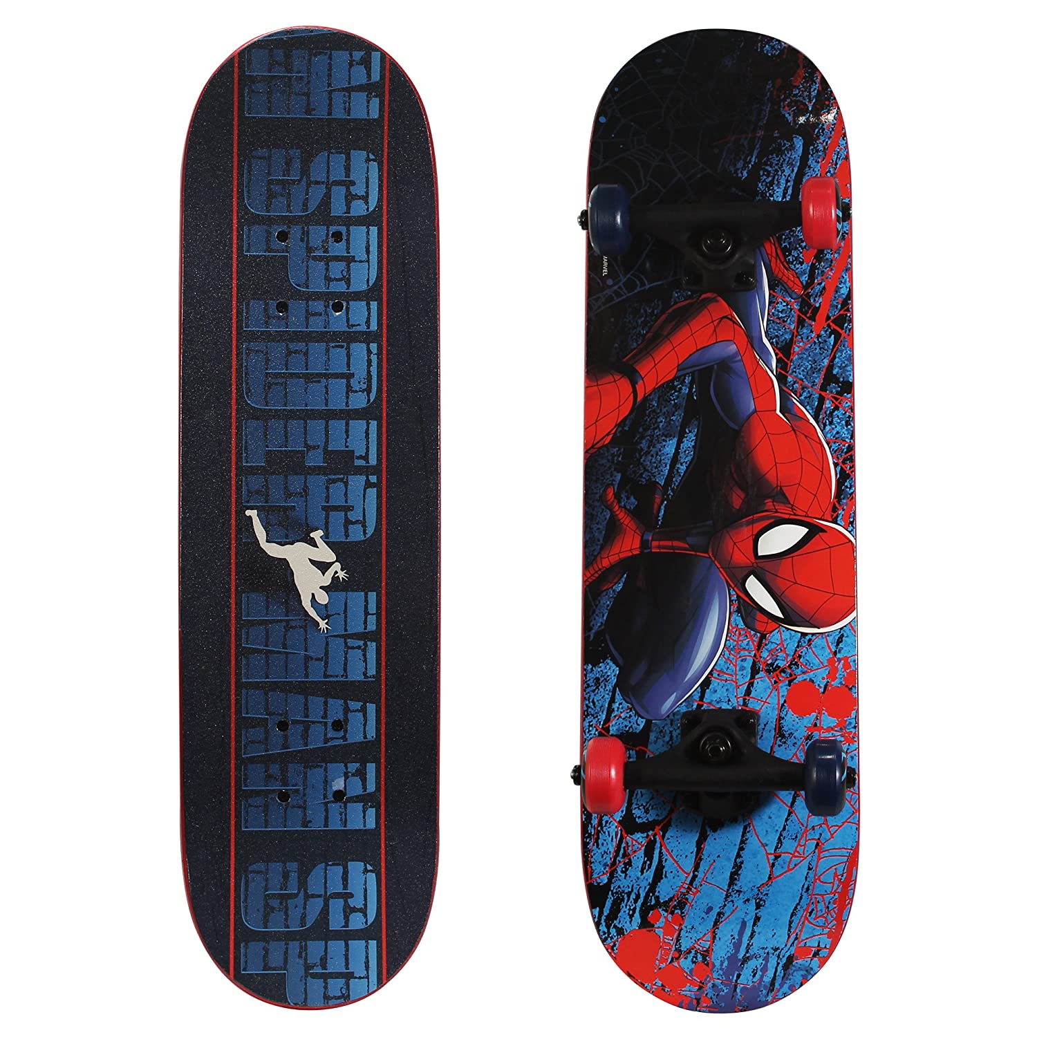 PlayWheels Ultimate SpiderMan 31 Longboard Skateboard Outdoor
