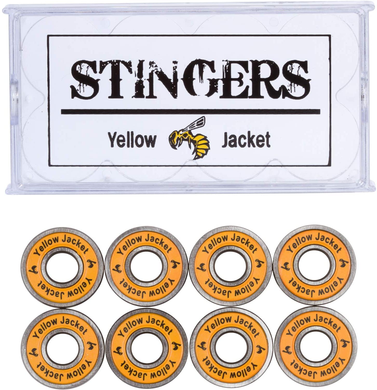 Yellow Jacket Premium 8mm Skateboard Bearings