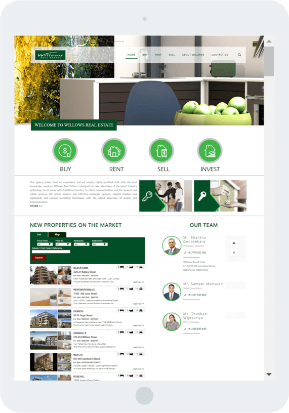 WILLOWS REAL ESTATE DEVCHANS Australian IT & Advertising Partner