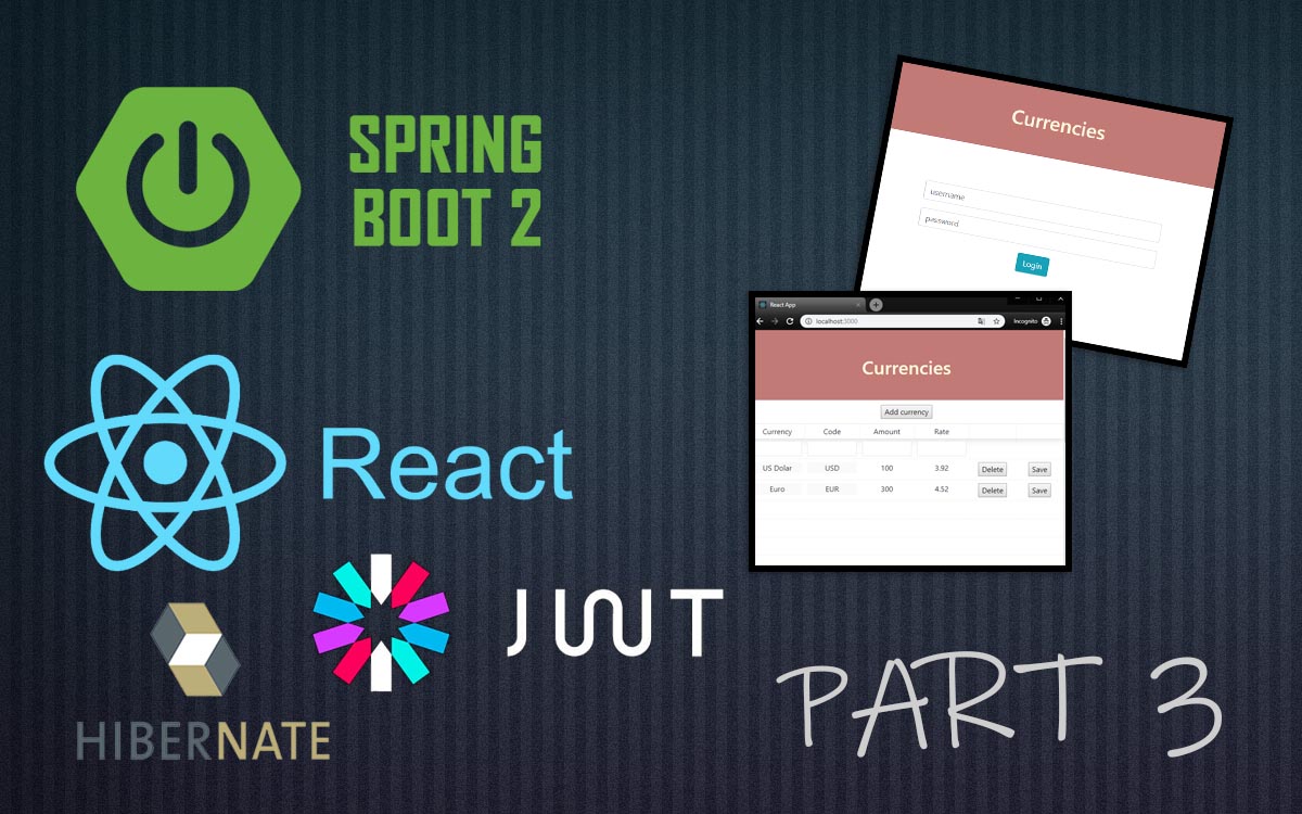 Spring Boot 2 + PostgreSQL + JWT + React Full Stack Web Development