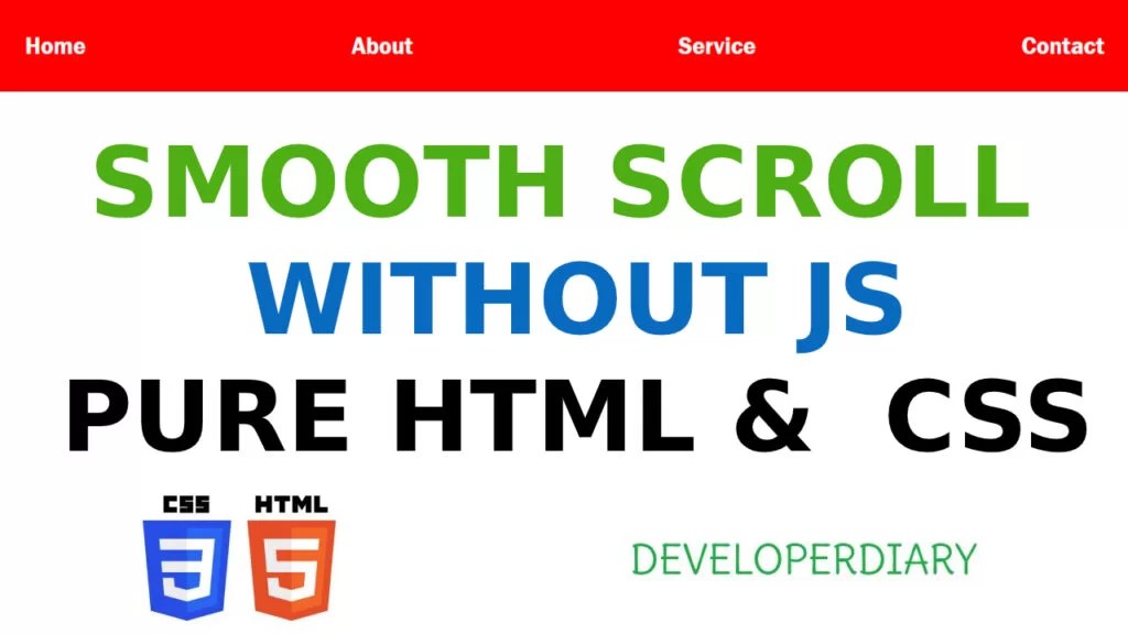 Sticky Navigation Bar On Scroll Using JavaScript Developer Diary