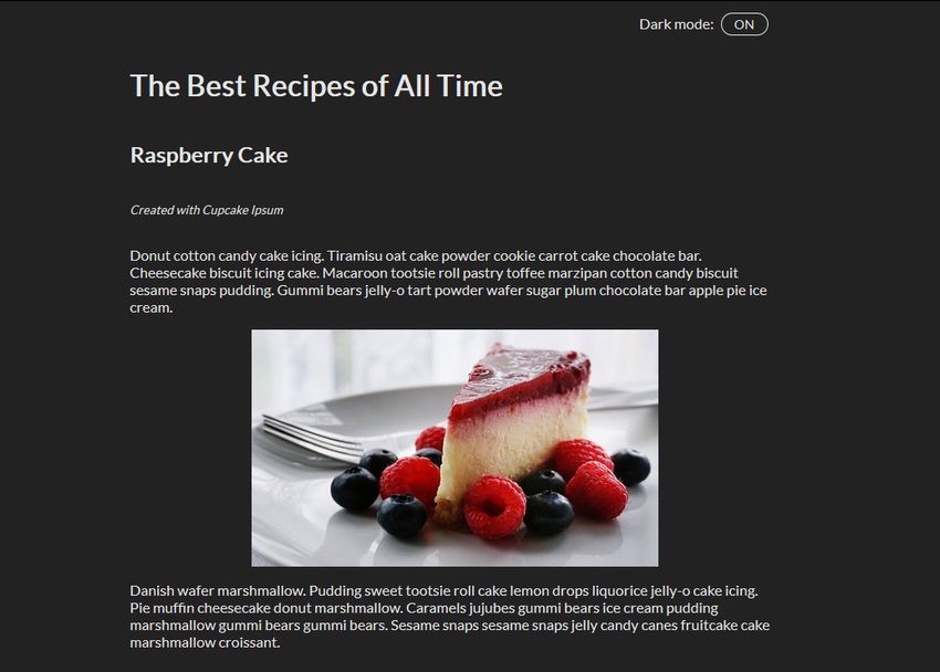 A StepbyStep Guide to Dark Mode in CSS LaptrinhX / News