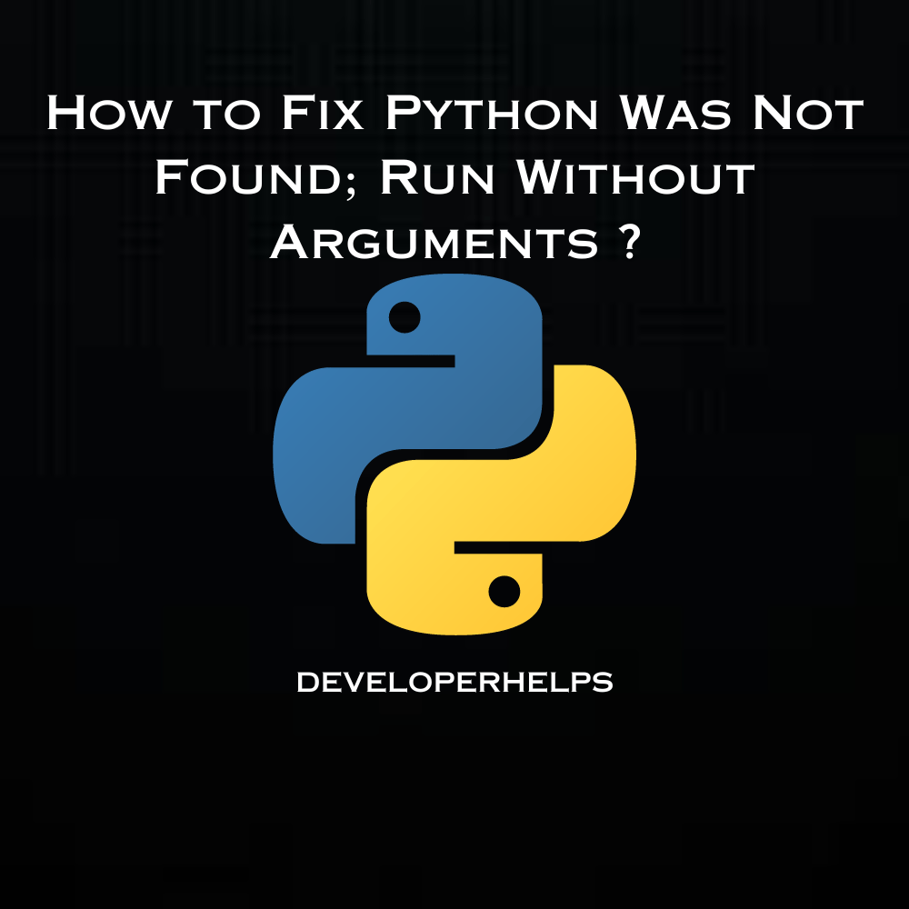 Python PIP command not found Developer Helps