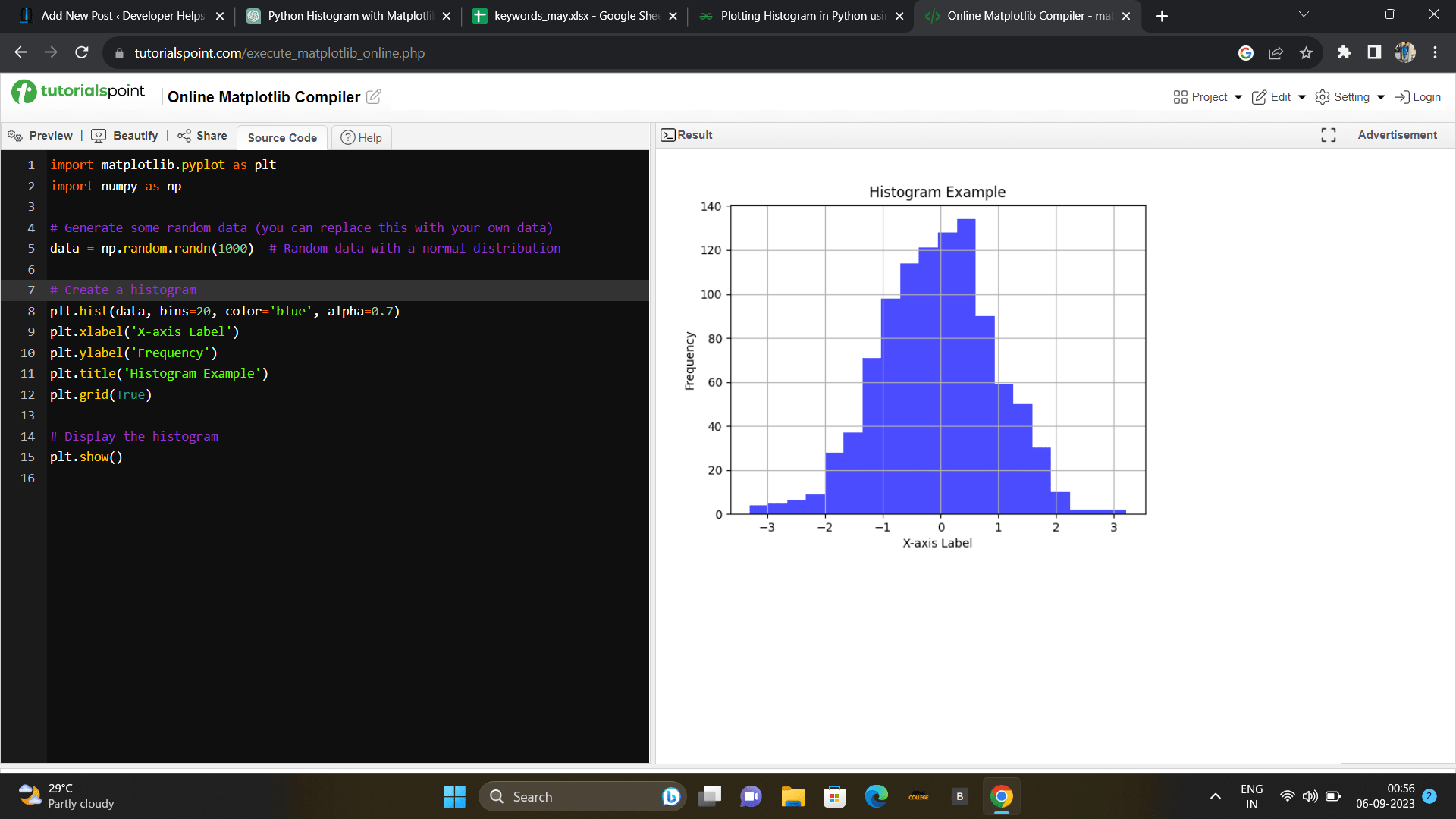 How to Create Histogram in Python NumPy and Matplotlib Developer Helps
