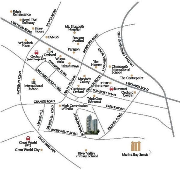 8 St Thomas Walk Location