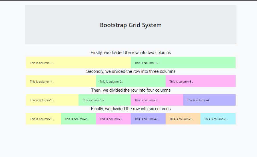 [html css basic] 부트스트랩 grid 사용법 네이버 블로그
