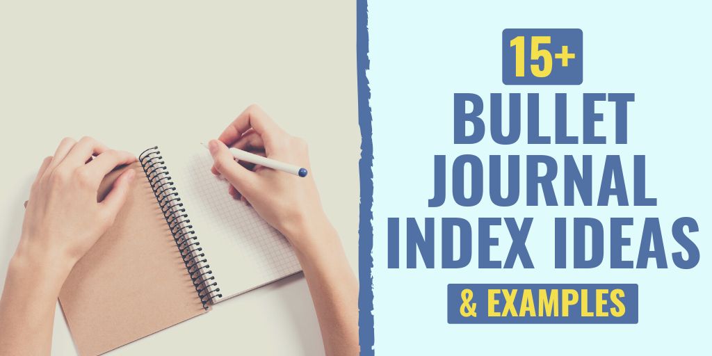 19 Bullet Journal Index Ideas & Examples