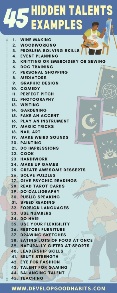 45 Hidden Talents Examples Find Your Passion And Stand Out