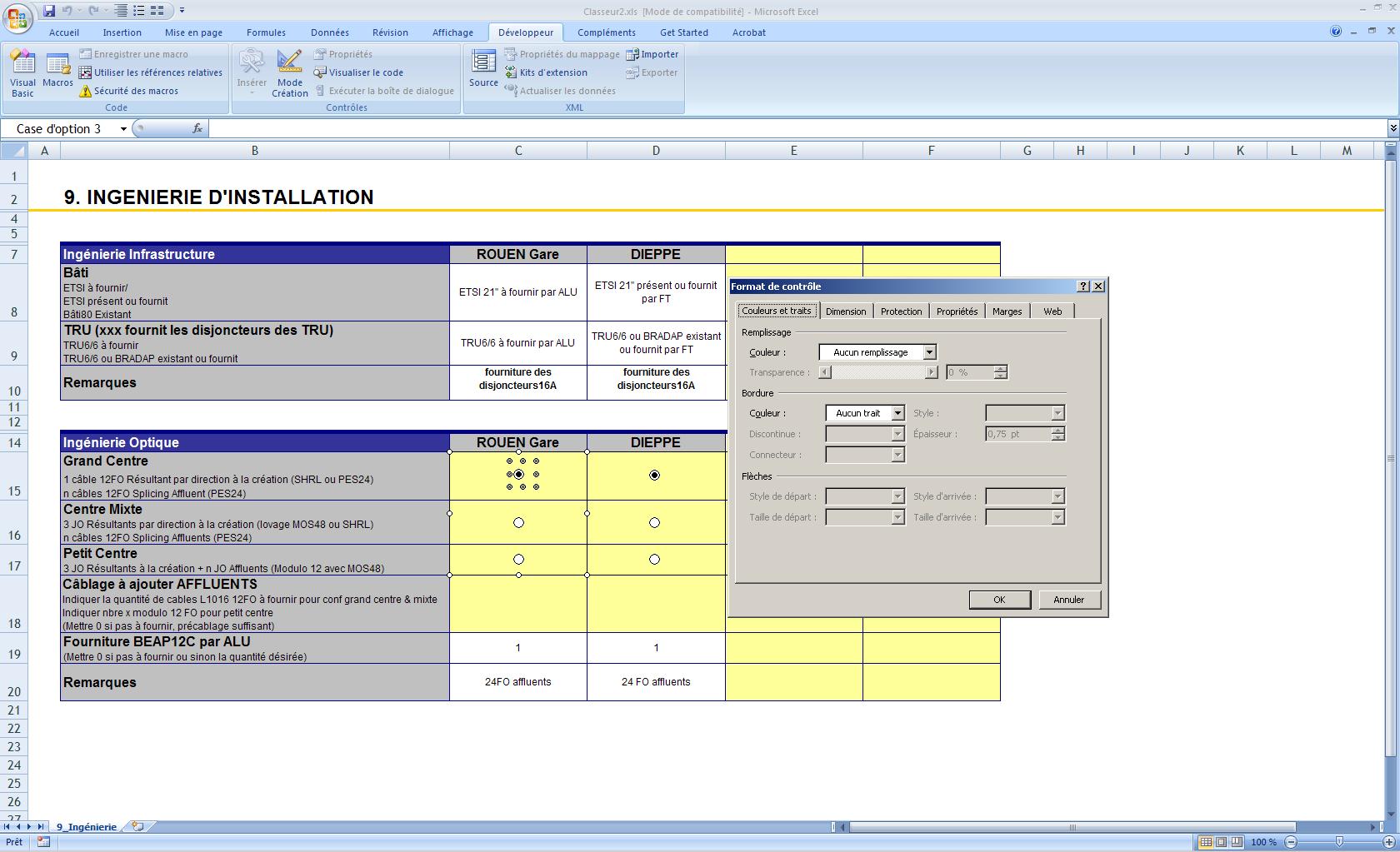 [XL2007] Macro à partir d'une case d'option (formulaire) Macros et